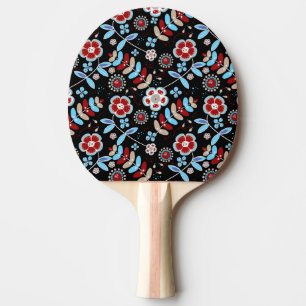 Raquette De Ping Pong Motif floral de gens audacieux
