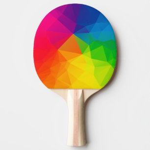 Raquette De Ping Pong Motif géométrique abstrait 1
