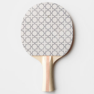 Raquette De Ping Pong Motif géométrique beige islamique