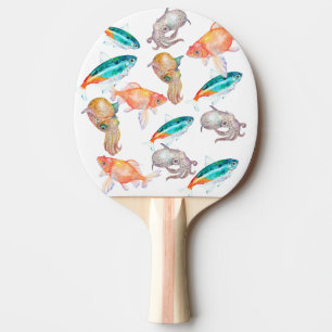 Raquette De Ping Pong Motif nautique
