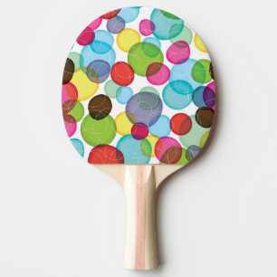 Raquette De Ping Pong Motif rond 2 d'enfants de bulles