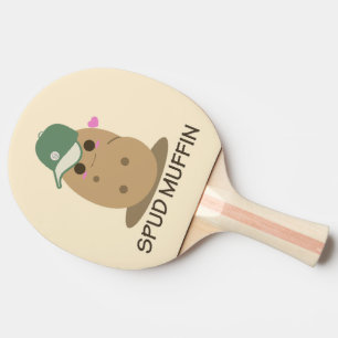 Raquette De Ping Pong Muffin pud