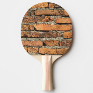 Raquette De Ping Pong Mur de briques antique