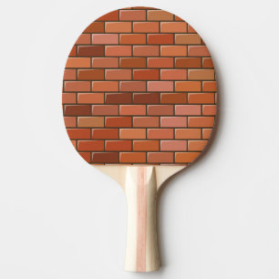 Raquette De Ping Pong mur en brique