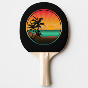 RAQUETTE DE PING PONG NATURE PLAGE ÉTÉ
