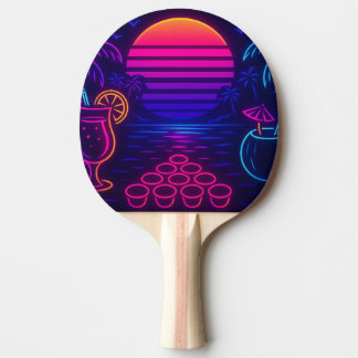 Raquette De Ping Pong Néon tropical