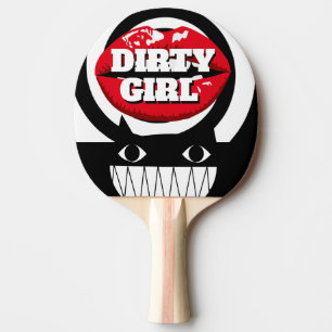 Raquette De Ping Pong Noël Anniversaire Cadeau DIRTY FILLE