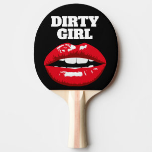 Raquette De Ping Pong Noël Anniversaire Cadeau DIRTY FILLE