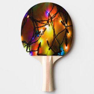 Raquette De Ping Pong Noël Lumières Esprit Cadeau Magie