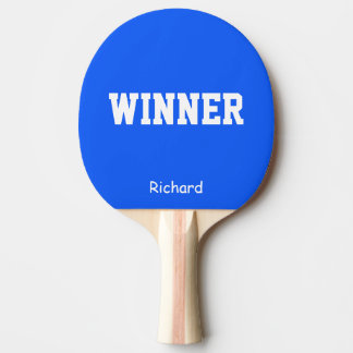 Raquette De Ping Pong Nom du gagnant personnalisé