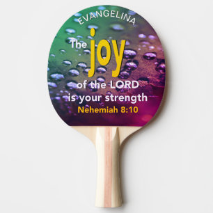 Raquette De Ping Pong Nom Joie Du Seigneur Ping Pong Paddle