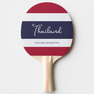 Raquette De Ping Pong Nom personnalisé Couleurs Thaïlande