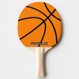 Raquette De Ping Pong Nom personnalisé pagaie de ping-pong de basket-ba