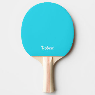 Raquette De Ping Pong Nom personnalisé par bleus layette