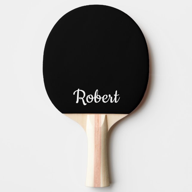 Raquette De Ping Pong Nom personnalisé rouge personnalisé personnalisé (Devant)