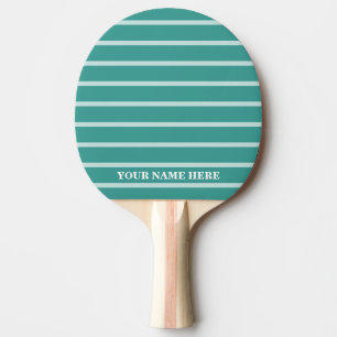 RAQUETTE DE PING PONG NOM PERSONNALISÉ SIMPLE ÉLÉGANT CLASSIQUE MODERNE