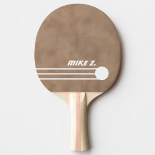 Raquette De Ping Pong Nom Sportif vieux marron
