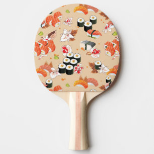 Raquette De Ping Pong Nourriture japonaise : Sushi Motif 3