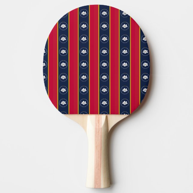 Raquette De Ping Pong Nouveaux drapeaux du Mississippi 2020 (Devant)
