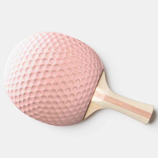 Raquette De Ping Pong Novelty Pink Golf Ball (Côté)