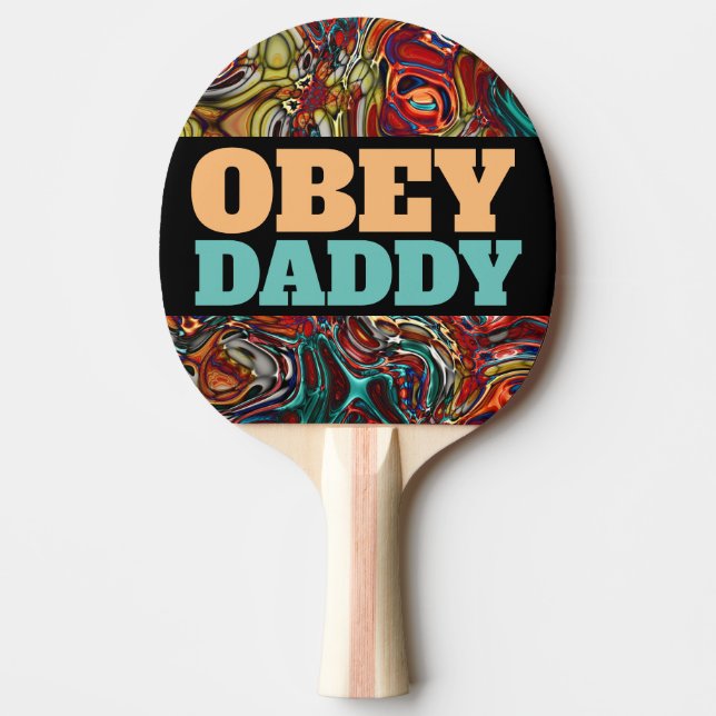 RAQUETTE DE PING PONG OBEY DADDLE PADDLE FUN PING PONG PADDLES (Devant)