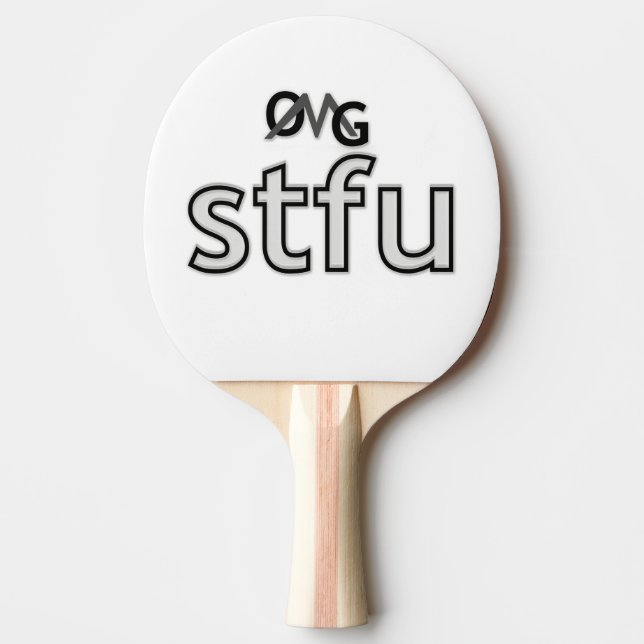 Raquette De Ping Pong Oh mon Dieu ! (Devant)