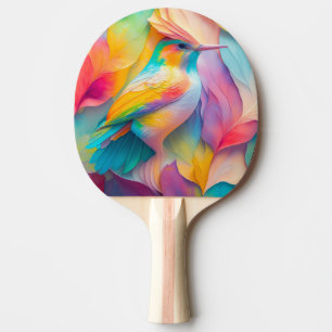 Raquette De Ping Pong Oiseau en soie de fantaisie