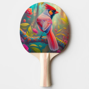 Raquette De Ping Pong Oiseaux Fantastiques Cardinal Mâle