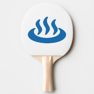 Raquette De Ping Pong Onsen ♨ Hot Spring 温 泉 Japonais