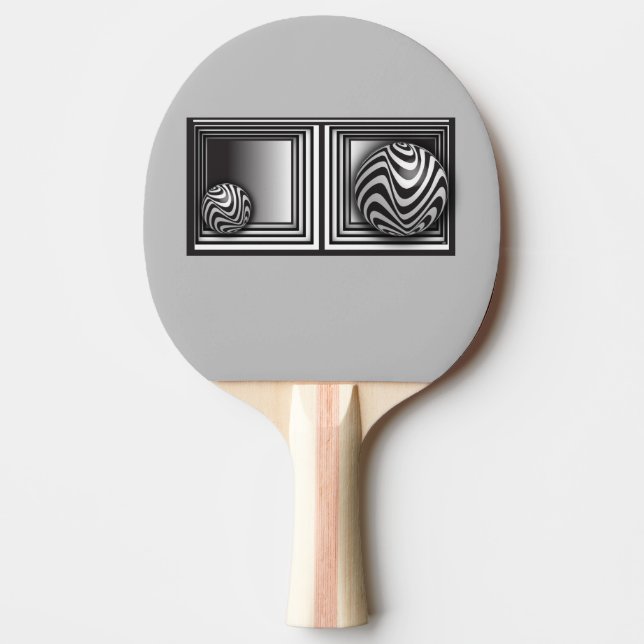 Raquette De Ping Pong Optique via Formes (Devant)