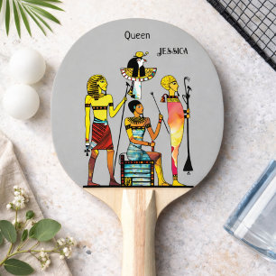 Raquette De Ping Pong Ornementation somptueuse des pharaons de l'Égypte 