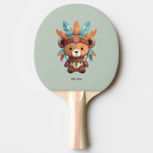 Raquette De Ping Pong Ours amérindien