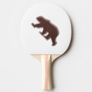Raquette De Ping Pong Ours Brown