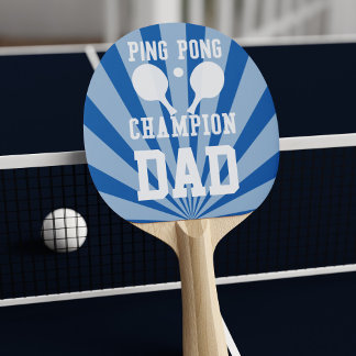 Raquette De Ping Pong Paddle champion de pong de ping bleu papa