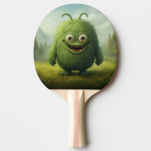 Raquette De Ping Pong "Paddle de ping-pong à thème du Monstre vert"