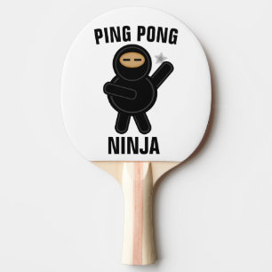 RAQUETTE DE PING PONG PADDLE DE PING PONG NINJA FUNNY