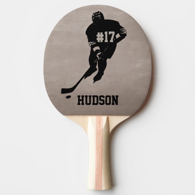Raquette De Ping Pong Pagaie à bascule de hockey personnalisée (Devant)