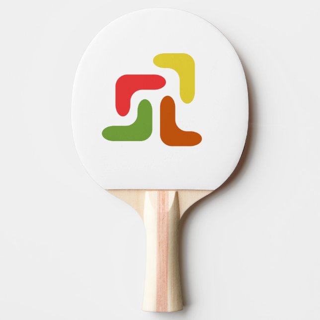 Raquette De Ping Pong Pagaie Abstraite Ping Pong (Devant)