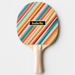 Raquette De Ping Pong Pagaie De Ping De Ping Rétro Personnalisée