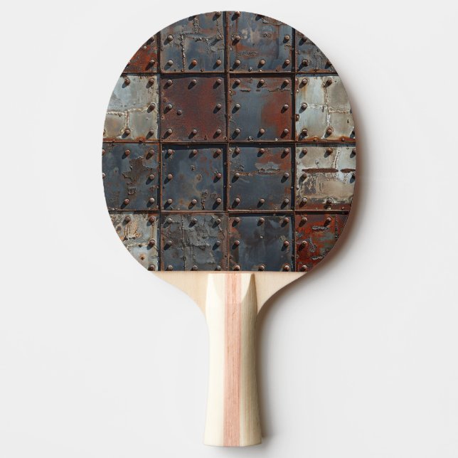 Raquette De Ping Pong Pagaie de ping en métal rouillé (Devant)
