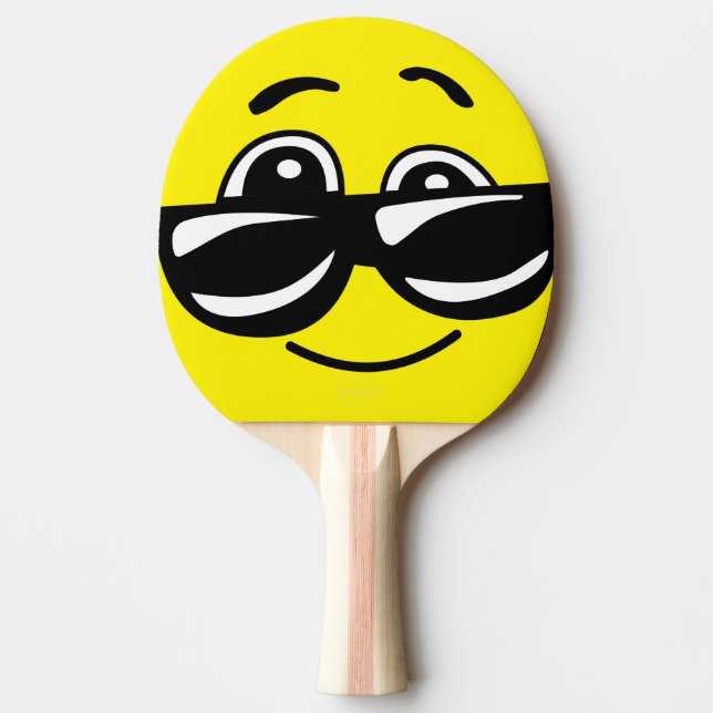Raquette De Ping Pong Pagaie de ping-pong avec visage souriant - HAMbWG (Devant)