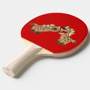 Raquette De Ping Pong Pagaie De Ping-Pong De Cartoon Hyenas À Tee Gros