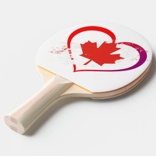 Raquette De Ping Pong Pagaie de ping-pong de la fête du Canada