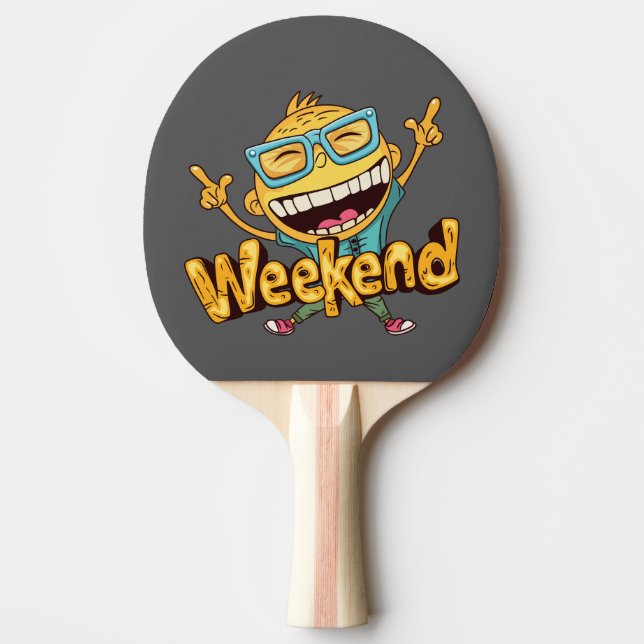 Raquette De Ping Pong Pagaie de ping-pong du weekend (Devant)