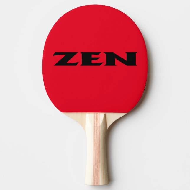 Raquette De Ping Pong Pagaie de ping-pong noire Zen (Devant)