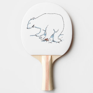 Raquette De Ping Pong Pagaie de ping-pong Polar Bear