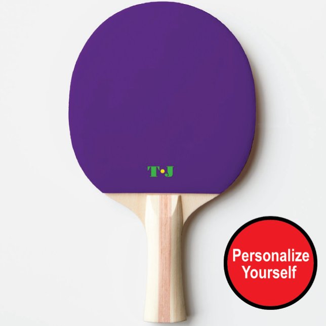 Raquette De Ping Pong Pagaie de ping-pong violet (Créateur téléchargé)