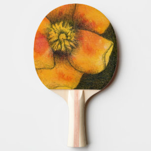 Raquette De Ping Pong Pagaie de ping "Rose Jaune"