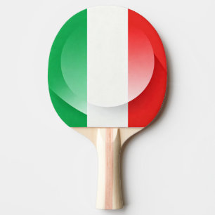 Raquette De Ping Pong Pagaie de pong à drapeau italien