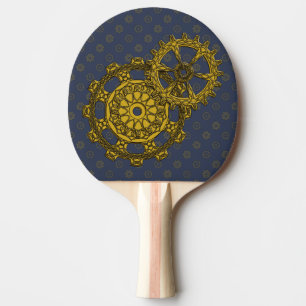 Raquette De Ping Pong Pagaie de pong de pendule tissée